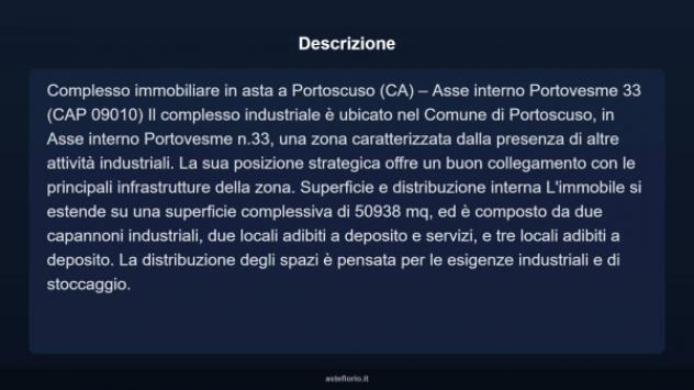 Immobile in asta di 50938 m² in vendita a Portoscuso - Foto 3