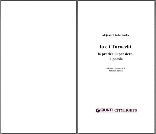 "IO E I TAROCCHI" di Alejandro Jodorowsky - Foto 2