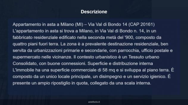 Immobile in asta di 65 m² in vendita a Milano - Foto 13