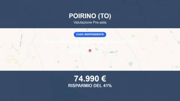 Immobile in asta di 180 m² con più di 5 locali in vendita a Poirino