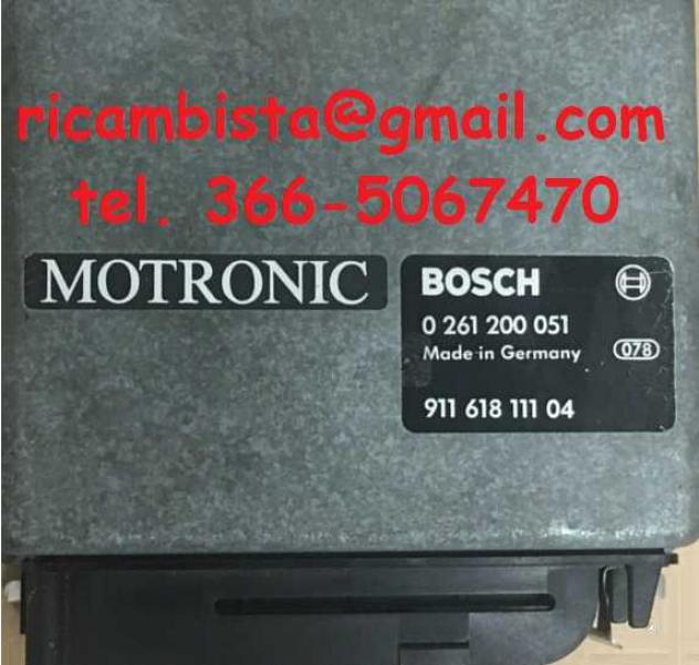 0261200051 91161811104 Porsche Carrera centralina motore Motronic