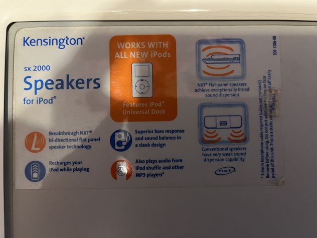 Kensington sx 2000 Ipod Speaker Dock - Foto 3