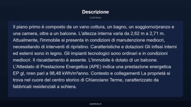 Immobile in asta di 40 m² in vendita a Chianciano Terme - Foto 10
