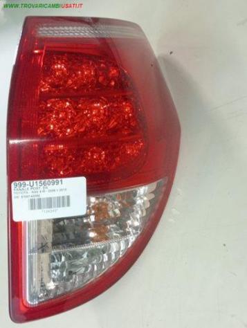 FANALE POST. DX 999-U1560991 Parti elettriche  Fanaleria  Fanali  Fanale est. post. d TOYOTA - RAV 4 III - 2006  2010