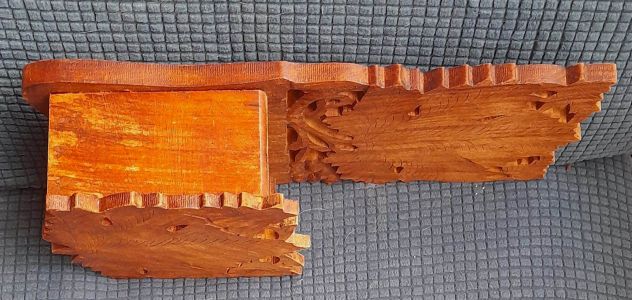 Portaoggetti indiano  in legno mis 30x8x14 - Foto 5
