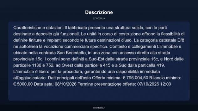 Immobile in asta di 3000 m² in vendita a Favara - Foto 6
