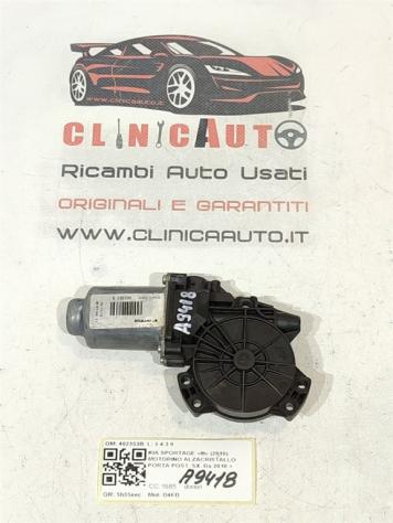 MOTORINO ALZAVETRO POSTERIORE SINISTRO KIA Sportage Serie 402353B D4FD (1016)