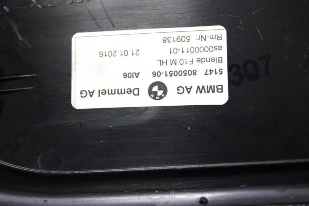 51478050051 RIVESTIMENTO PIEDI BATTITACCO POSTERIORE LATO SINISTRO M SPORT BMW SERIE 5 525XD SW F11 2.0 D 160KW 4X4 AUT 5P (2016) RICAMBIO USATO - Foto 8