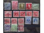 AUSTRIA 1910-1919 Lotto di 97 francobolli
