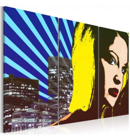 Quadro Con La Ragazza Di New York - ARREDALACASA