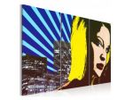 Quadro Con La Ragazza Di New York - ARREDALACASA