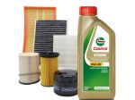 Kit tagliando 3 filtri + Castrol 5w30 BMW 318 / 320D