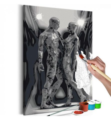 Quadro Fai Da Te 40x60 Cm. Innamorati ARREDALACASA Spedizione Gratis