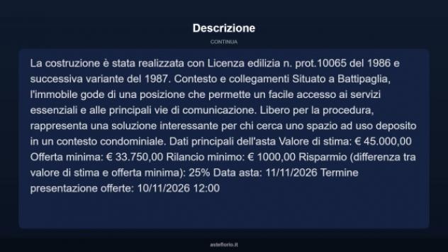 Immobile in asta di 142 m² in vendita a Battipaglia - Foto 9
