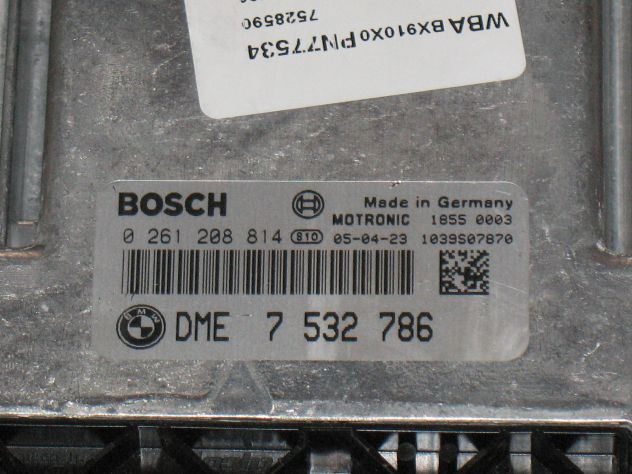0261208814 ECU BMW MEV9.2 0261208814 0 261 208 814 DME7532786 7532786 - Foto 2