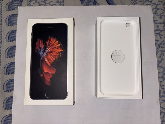 SCATOLA SENZA SMARTPHONE+ISTRUZIONI OTTIME CONDIZIONI ORIGINALE APPLE IPHONE 6S - Foto 9