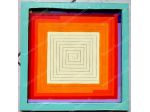 Quadro di Simone Piazzesi - SPIRALE CROMATICA FIBONACCIANA (2026)