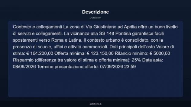 Immobile in asta di 115 m² con più di 5 locali in vendita a Aprilia - Foto 18