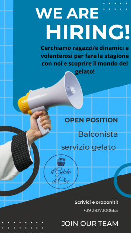 Banconista gelateria