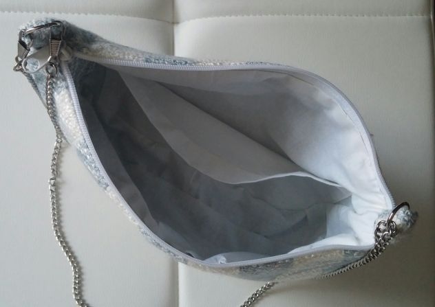 BORSA FATTA A MANO PIED DE POULE - Foto 4