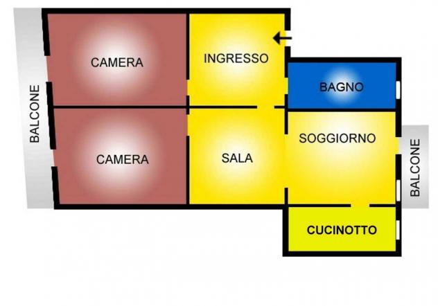 Trilocale in affitto a Bologna - Foto 14