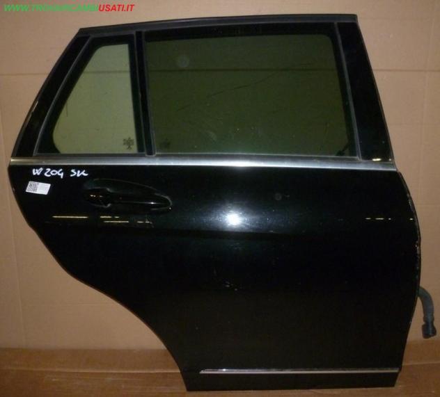 PORTA POST.D. NERO MET. C/ALZ. E SERR. 999-U63707 Carrozzeria Lamierati esterni Porte Porta post. dx. MERCEDES - Classe C Station Wagon - 01-01-201