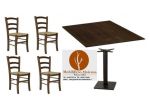Set Ancona Tavoli Sedie Arredo Bar Ristorante Pub Pizzeria cod512 Nuovi Non usat