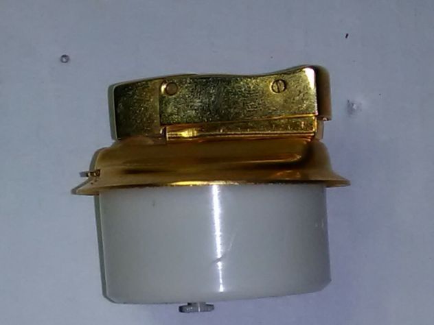 ACCENDINO DA TAVOLO FILLETTATO ORO ZECCHINO AN 60 - Foto 5