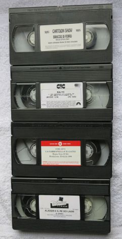 4 VHS CARTONI ANIMATI -carton show-balto-aladin il re dei ladri-la gabbianella e - Foto 2