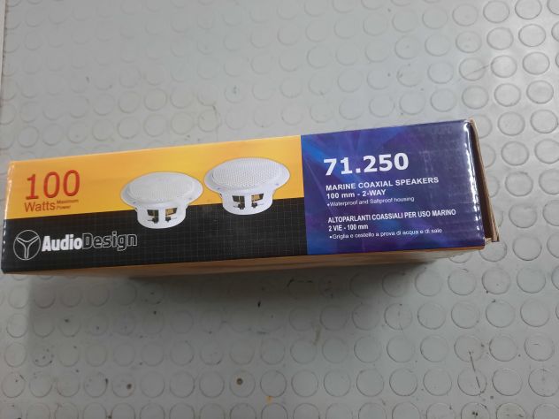 COPPIA ALTOPARLANTI AUDIODESIGN 100WATTS ART. 71.250 - Foto 4