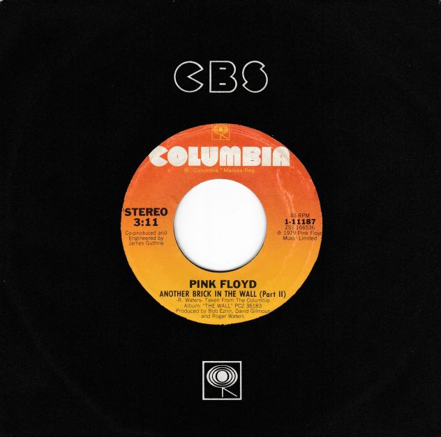 PINK FLOYD - Another Brick in the Wall (part II) 7" / 45 giri 1980 US Columbia