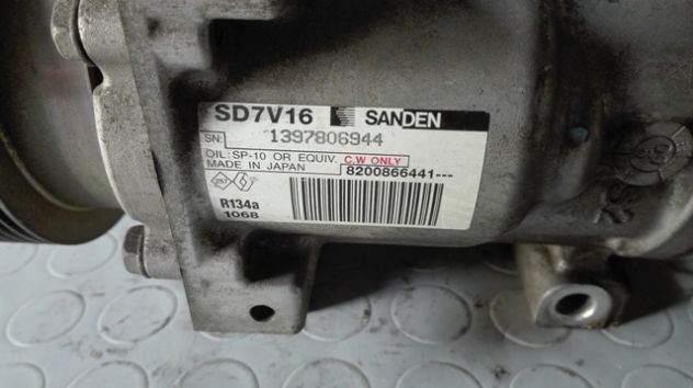 Compressore climatizzatore Dacia Sandero 1.4 del 2010 (8200866441) - Foto 5
