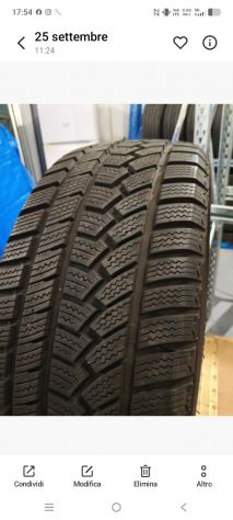 Vendo n 4 pneumatici invernali Ovation W586 mis 215/50/R17 95 H XL