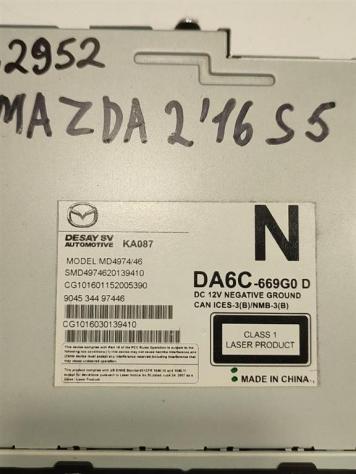 LETTORE CD MAZDA 2 Serie (14) DA6C-669G0D S5 (1420) - Foto 4