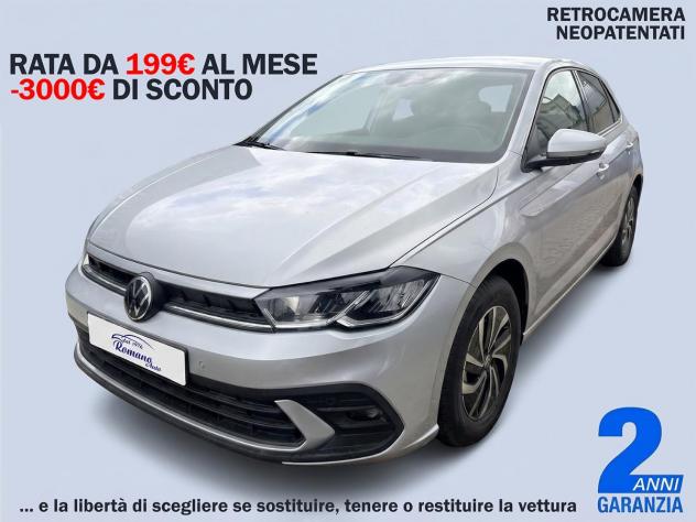 VOLKSWAGEN - Polo 1.0 tsi Edition Plus 95cv#RETROCAMERA!