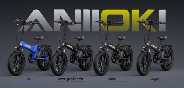 FAT BIKE PIEGHEVOLE ANIIOKI A6 PRO 48V 20AH NUOVO