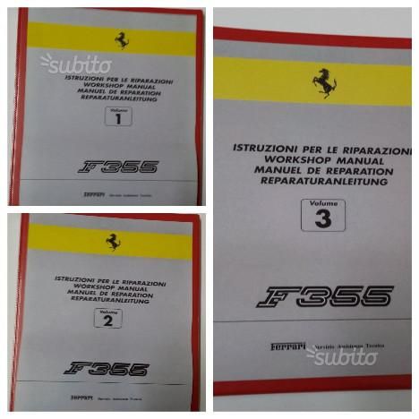 Ferrari 355 manuale officina riparazione