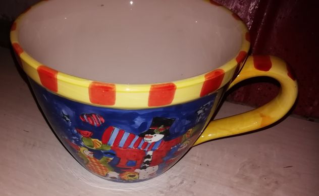Tazza vintage natalizia decorata a mano - Foto 2