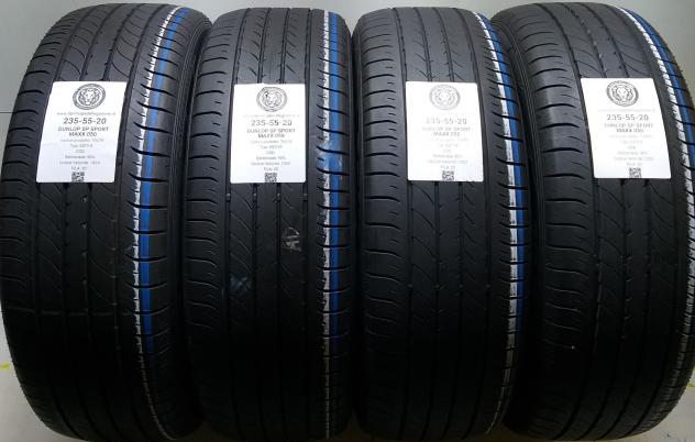 4 GOMME 235 55 20 DUNLOP A70479