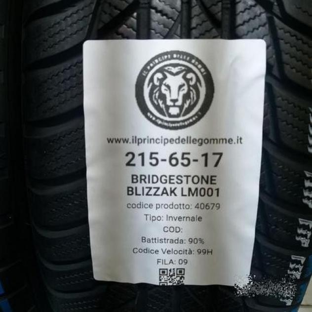 2 gomme 215 65 17 bridgestone a40679 - Foto 2