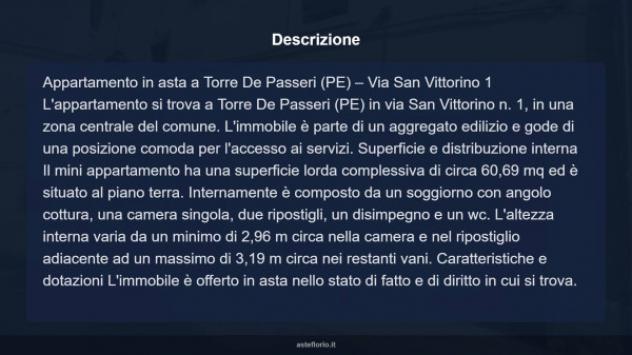 Immobile in asta di 60 m² in vendita a Torre de' Passeri - Foto 7