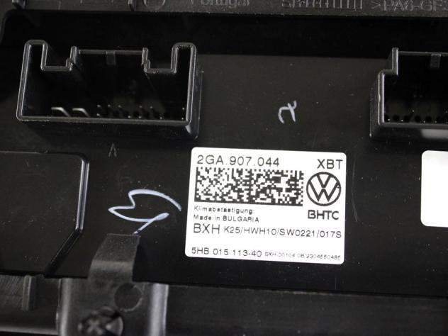 2GA907044 CENTRALINA GRUPPO DI COMANDO CLIMATIZZATORE CLIMA A/C AUTOMATICO VOLKSWAGEN T-ROC 1.0 B 81KW 6M 5P (2023) RICAMBIO USATO - Foto 5