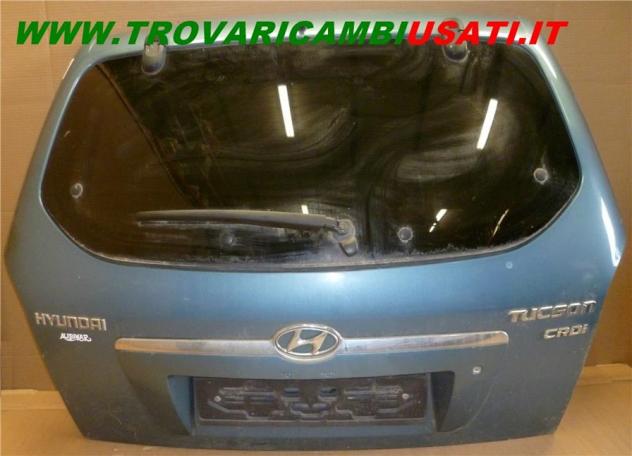 PORTELLO POST. AZZURRO/VERDE CON MOT. C/VETRO SCURO APRIBILE HYUNDAI TUCSON (JM)  Carrozzeria  Lamierati esterni  Portello  Portello post. HYUNDAI - T
