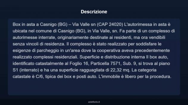 Immobile in asta di 17 m² in vendita a Casnigo - Foto 4