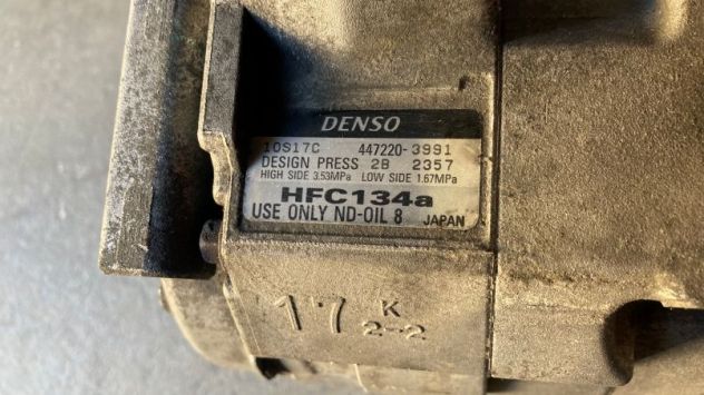 Compressore climatizzatore Mitsubishi Pajero 3.2 D-ID V60 del 2001 (MR568289) - Foto 5