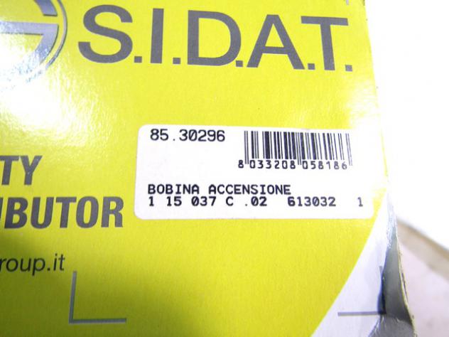 85.30296 BOBINA ACCENSIONE SIDAT KIA SEPHIA 1.5 I 59 KW RICAMBIO NUOVO 0K2A318100A - Foto 3