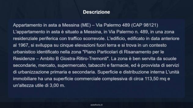 Immobile in asta di 113 m² con più di 5 locali in vendita a Messina - Foto 13