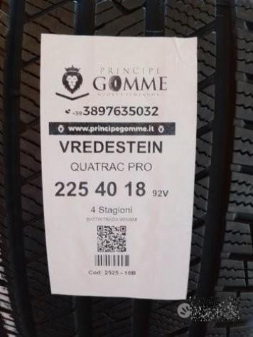 2 gomme 225 40 18 vredestein a2525 - Foto 2