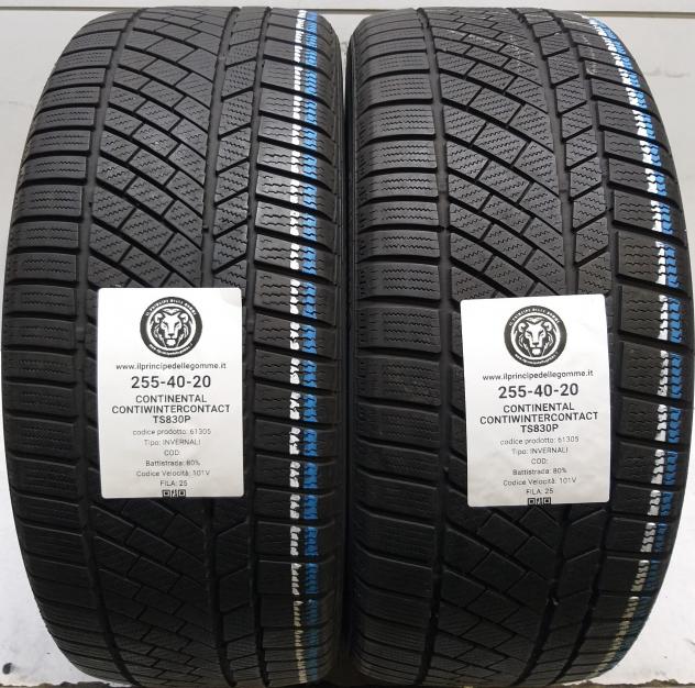 2 GOMME 255 40 20 CONTINENTAL A61305
