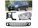 Dacia Lodgy cofano paraurti fanale musata airbag 2012-2017